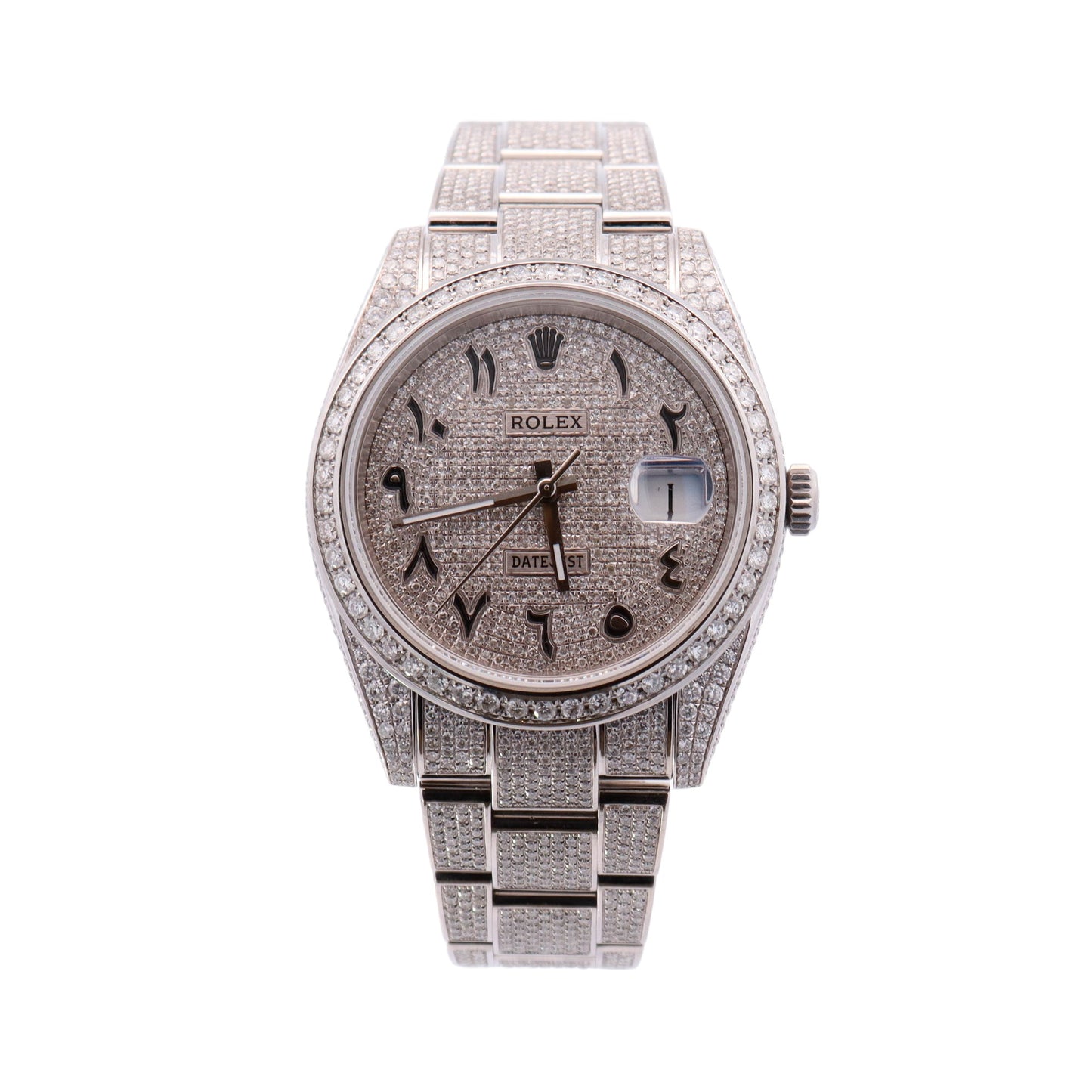 Rolex Datejust 41mm Pave Dial Watch Ref# 126300