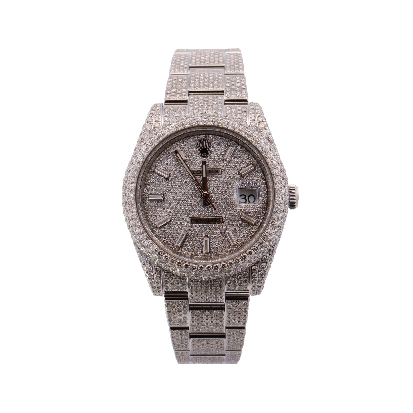 Rolex Datejust 41mm Pave Dial Watch Ref# 116334