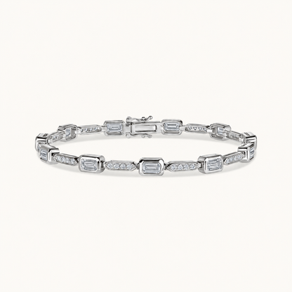 Deco Emerald Tennis Bracelet