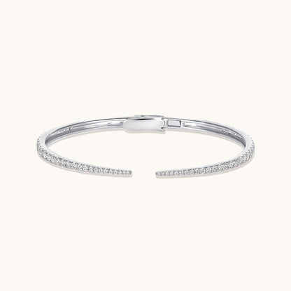 Diamond Claw Cuff Bangle - Happy Jewelers Fine Jewelry Lifetime Warranty
