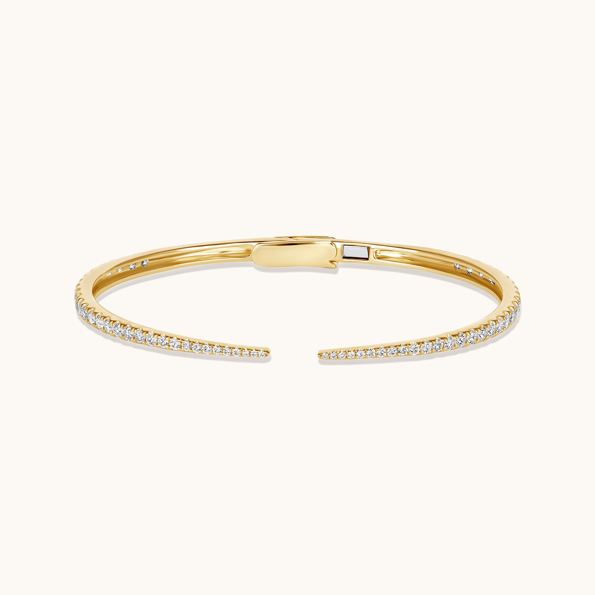 Diamond Claw Cuff Bangle - Happy Jewelers Fine Jewelry Lifetime Warranty