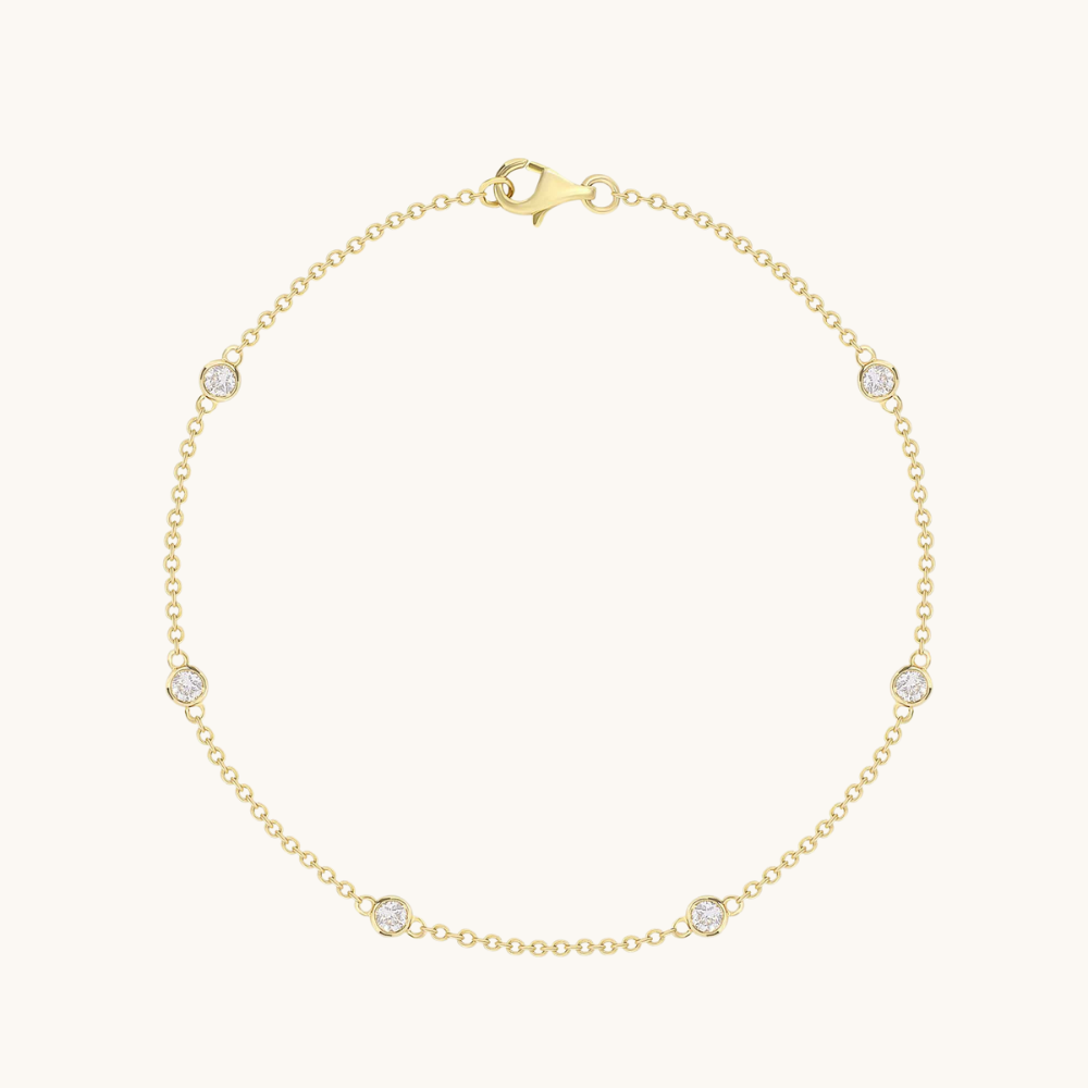 Diamond Bezel Bracelet - Happy Jewelers Fine Jewelry Lifetime Warranty