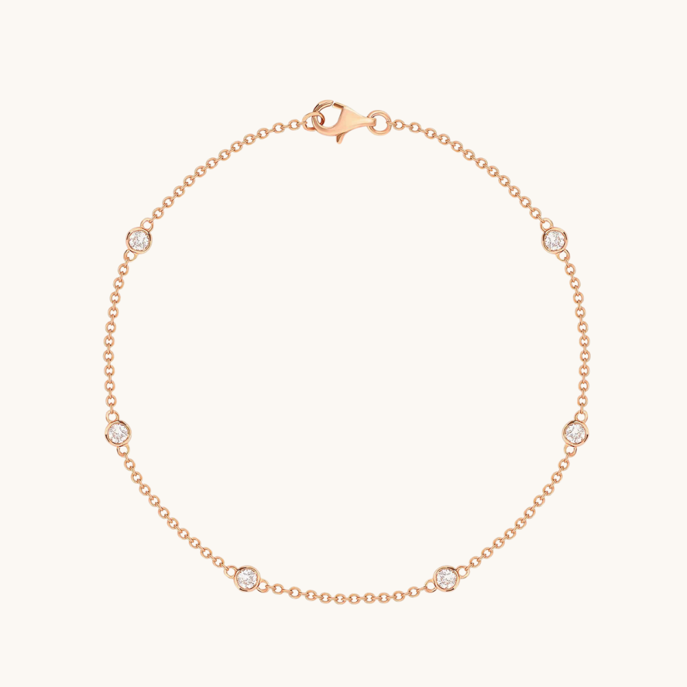 Diamond Bezel Bracelet - Happy Jewelers Fine Jewelry Lifetime Warranty