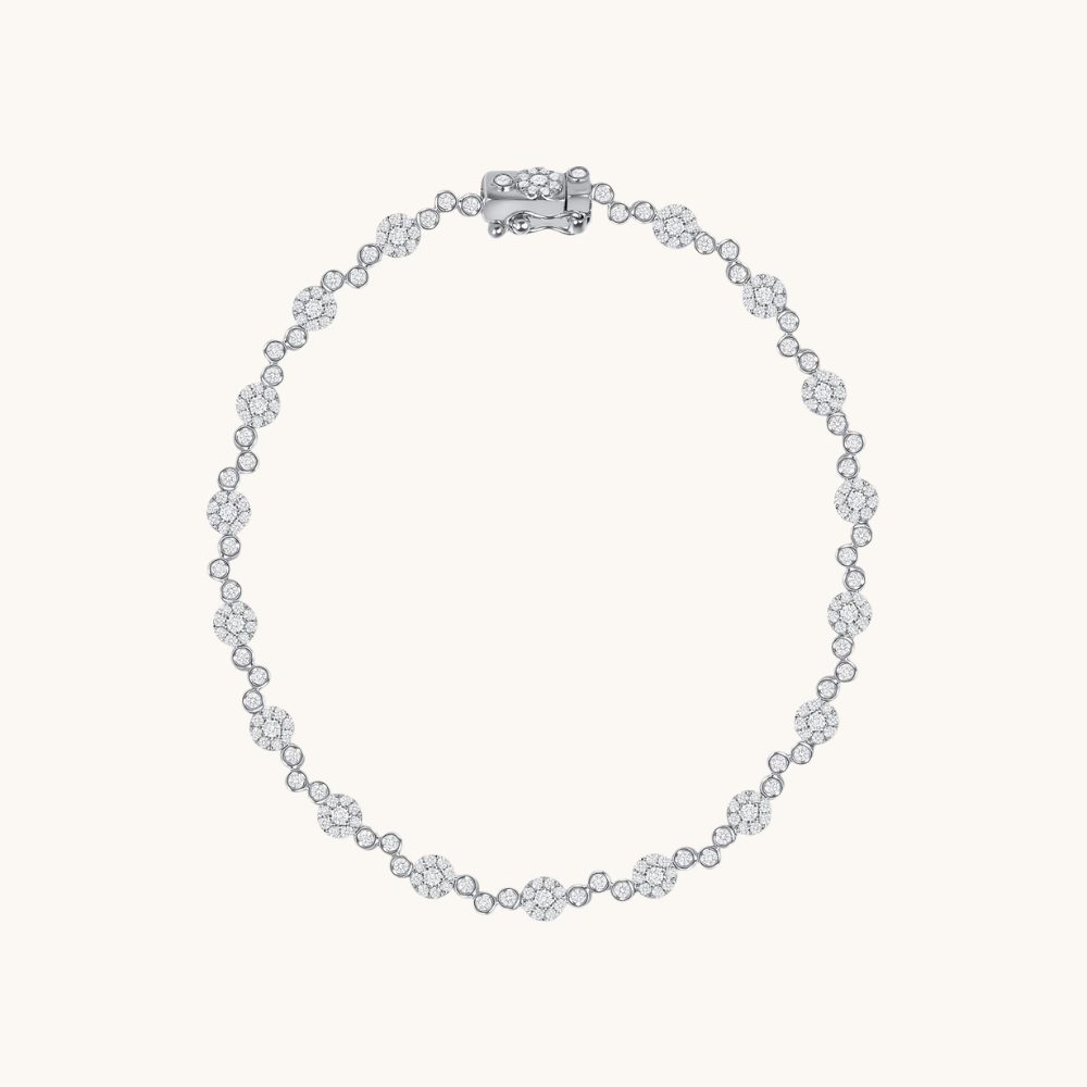 Diamond Bubble Tennis Bracelet