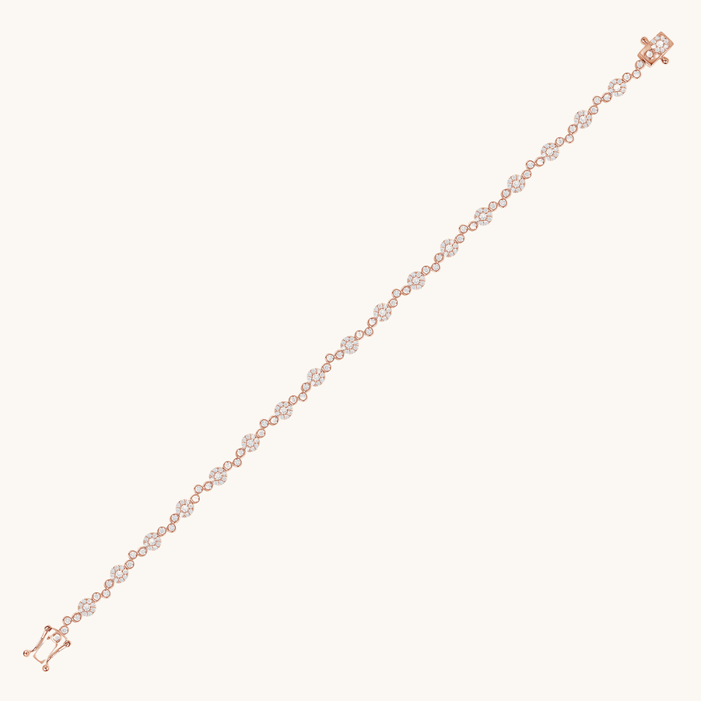 Diamond Bubble Tennis Bracelet