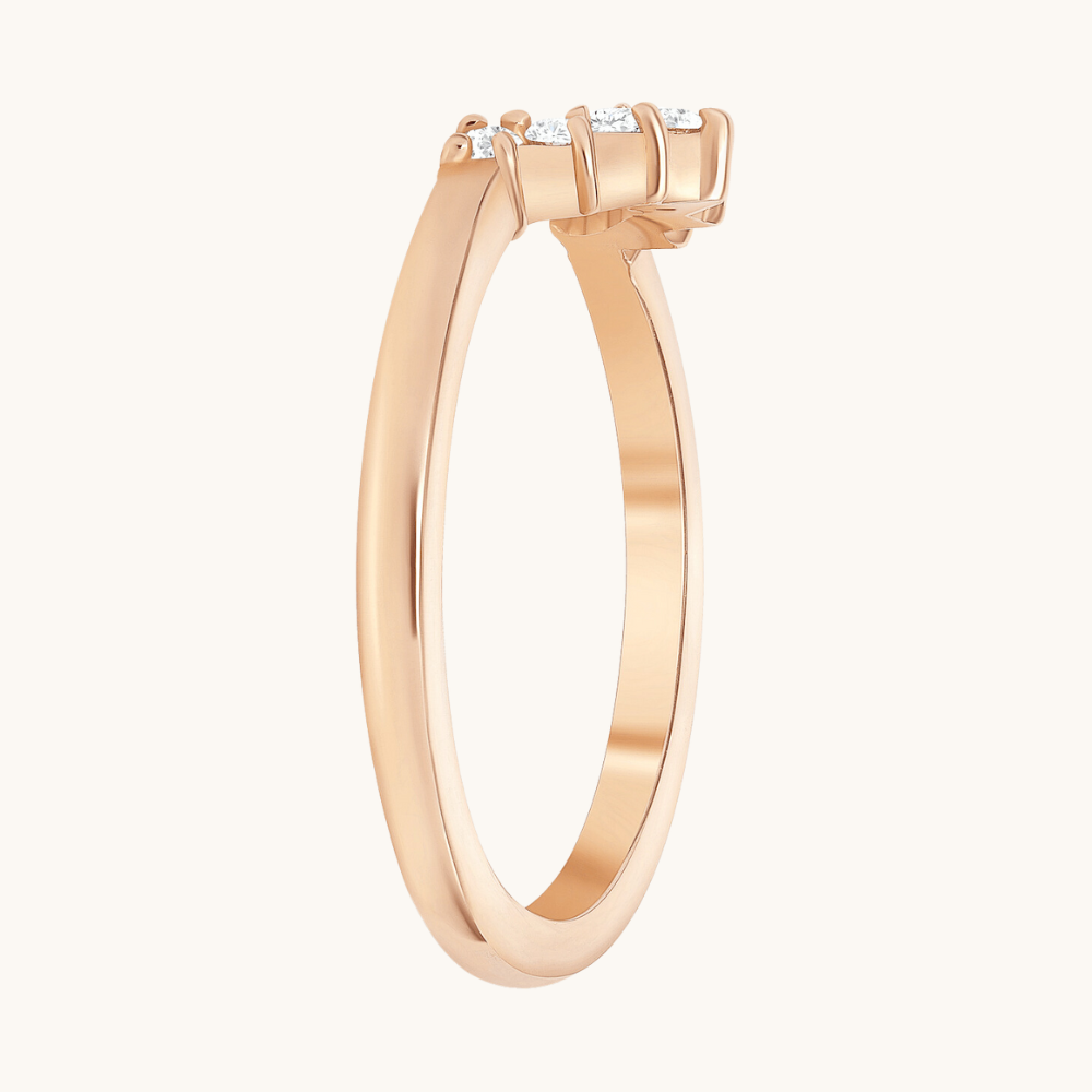 Diamond Curve Around Ring - Happy Jewelers Fine Jewelry Lifetime Warranty