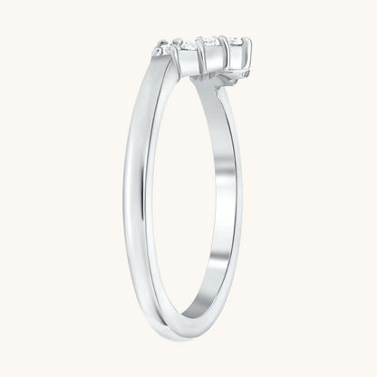 Diamond Curve Around Ring - Happy Jewelers Fine Jewelry Lifetime Warranty