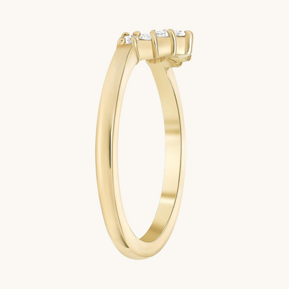 Diamond Curve Around Ring - Happy Jewelers Fine Jewelry Lifetime Warranty