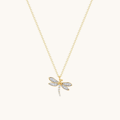 Diamond Dragonfly Necklace - Happy Jewelers Fine Jewelry Lifetime Warranty