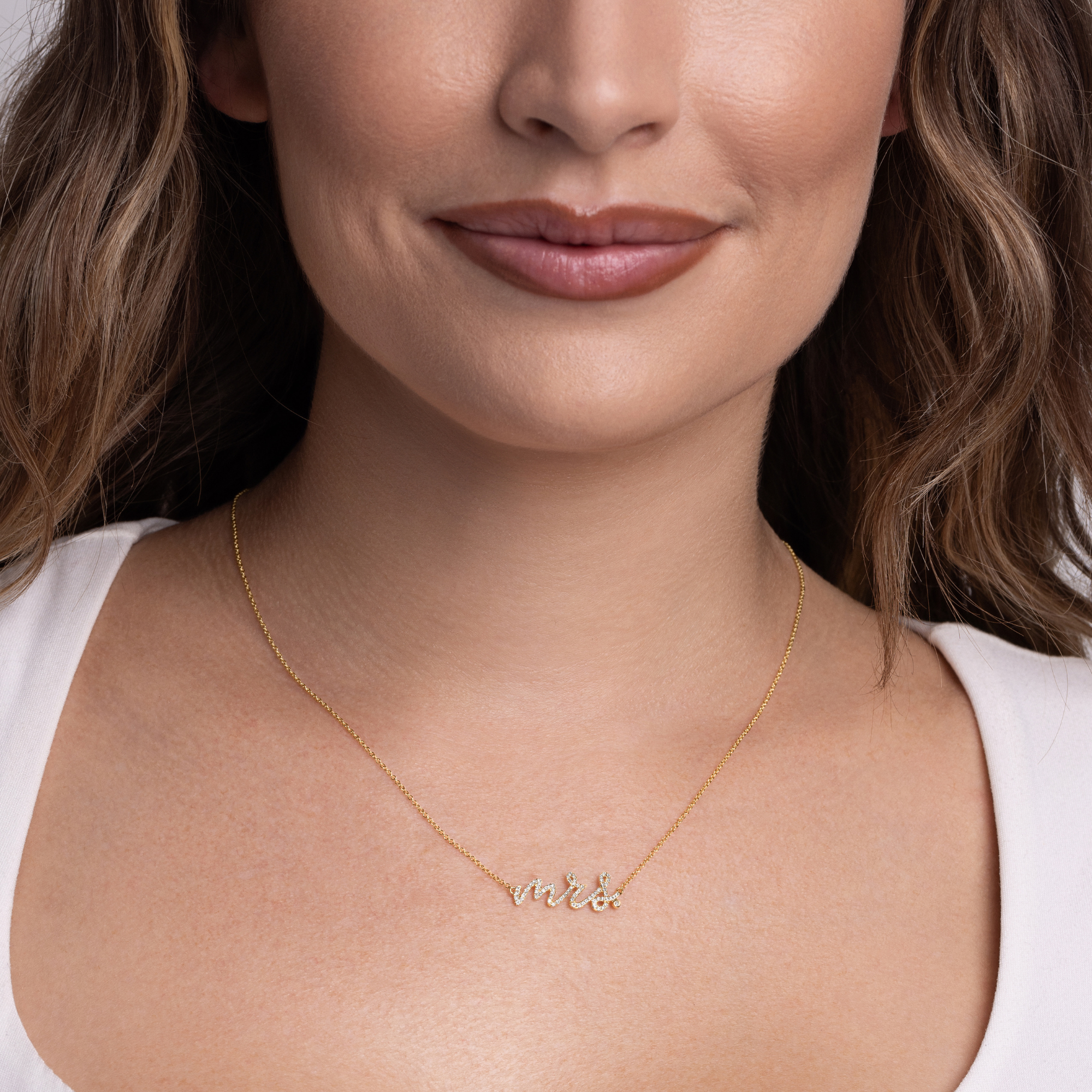 Diamond Mrs. Necklace - Happy Jewelers Fine Jewelry Lifetime Warranty