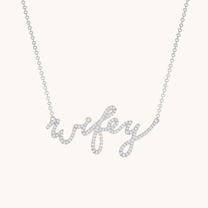 Diamond Wifey Necklace - Happy Jewelers Fine Jewelry Lifetime Warranty