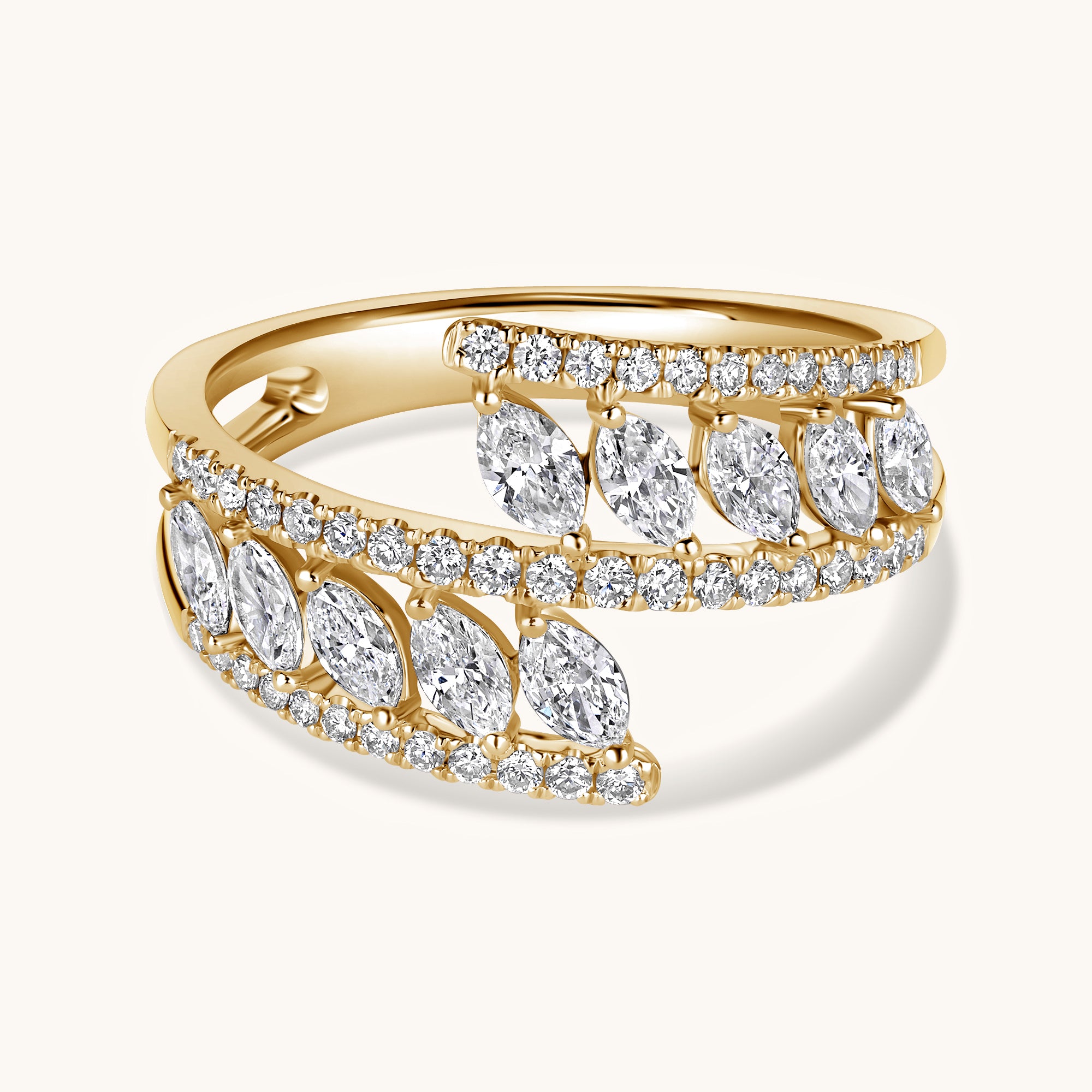 Diamond Wraparound Ring - Happy Jewelers Fine Jewelry Lifetime Warranty