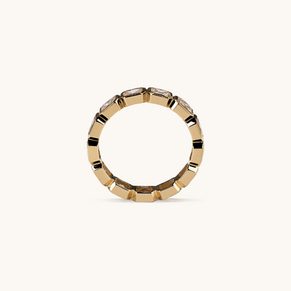 Radiant Lab Diamond East-West Bezel Eternity Band - Happy Jewelers Fine Jewelry Lifetime Warranty