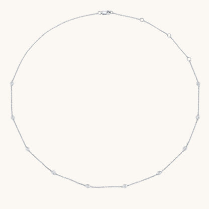 Diamond Bezel Necklace - Happy Jewelers Fine Jewelry Lifetime Warranty