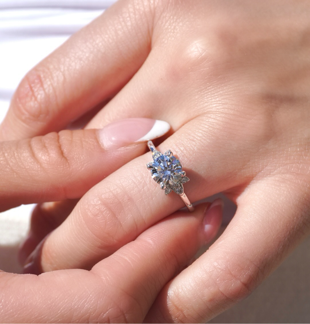 1.54 Round Lab Diamond Engagement Ring - Happy Jewelers Fine Jewelry Lifetime Warranty