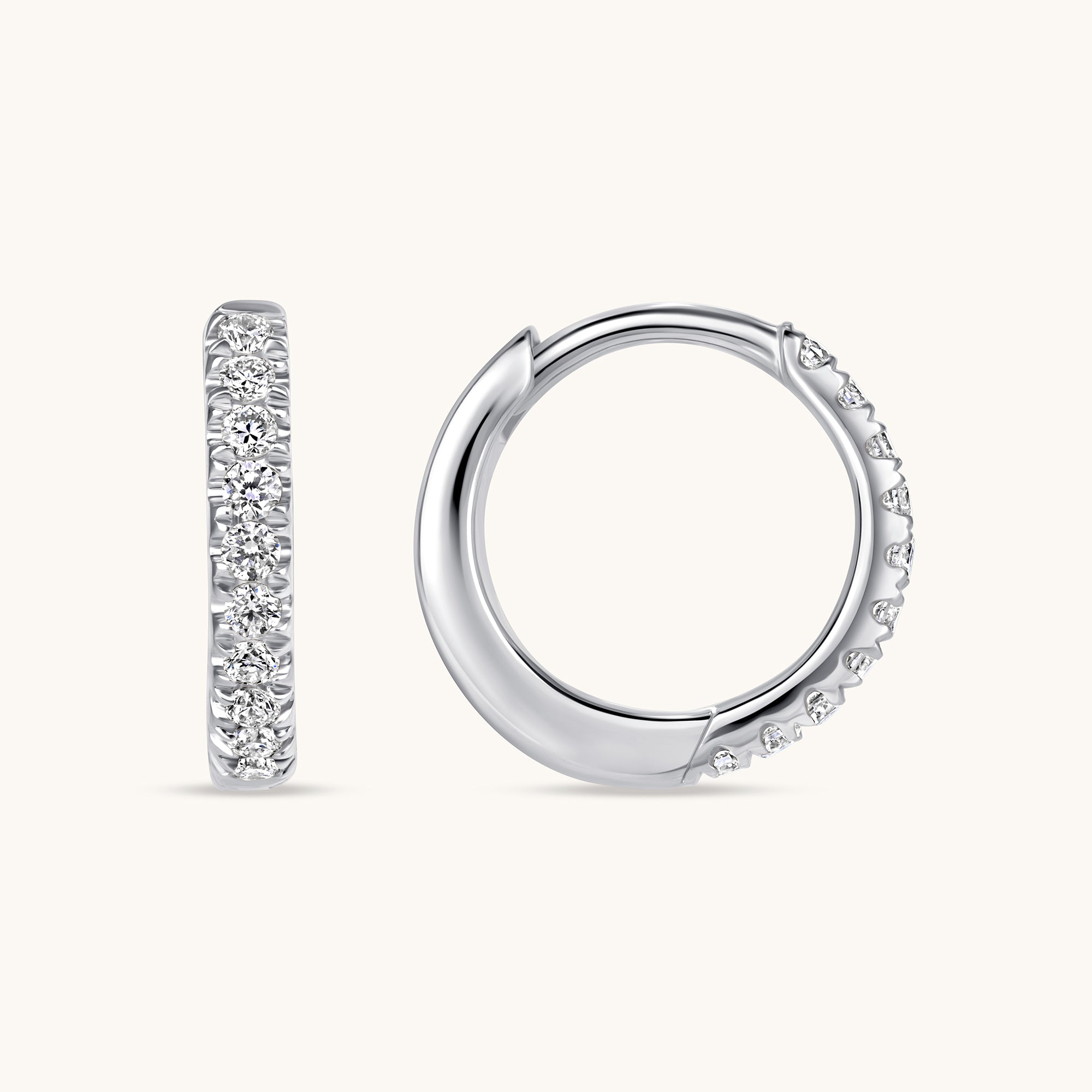 The Janelle Huggie Earrings - Happy Jewelers Fine Jewelry Lifetime Warranty