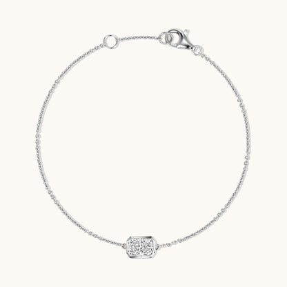 East-West Lab Diamond Solitaire Bezel Bracelet - Happy Jewelers Fine Jewelry Lifetime Warranty