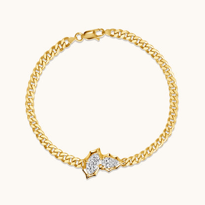 Edgy Bezel Diamond Cuban Bracelet - Happy Jewelers Fine Jewelry Lifetime Warranty