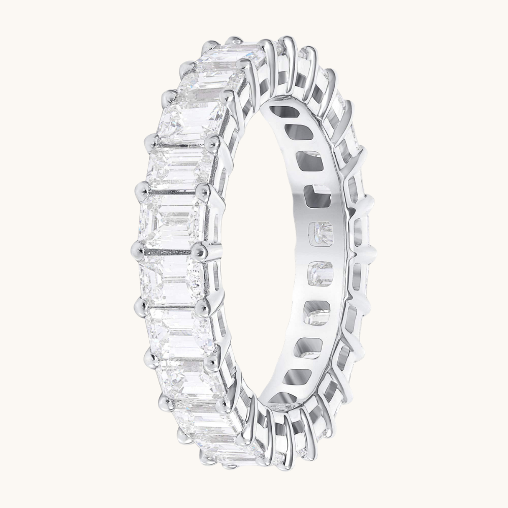 Emerald Eternity Band - Happy Jewelers Fine Jewelry Lifetime Warranty