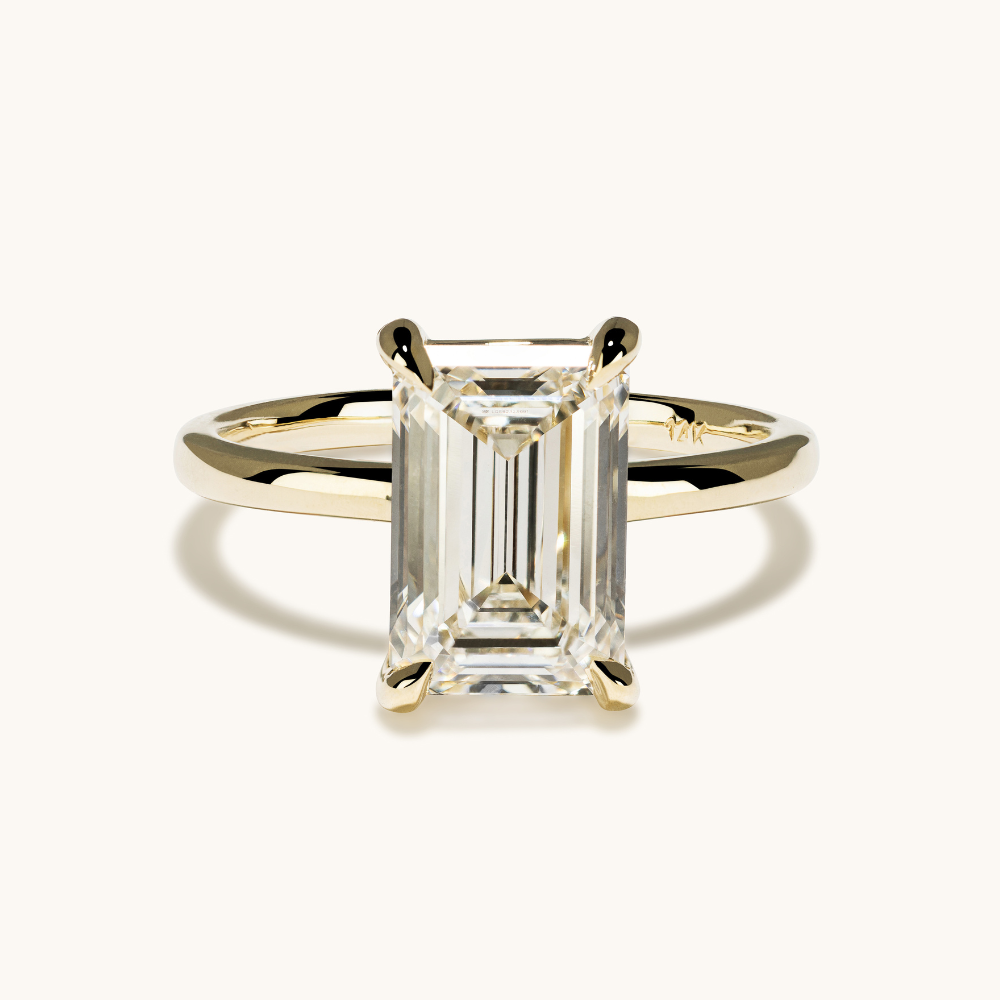 3.38 Emerald Lab Diamond Engagement Ring - Happy Jewelers Fine Jewelry Lifetime Warranty