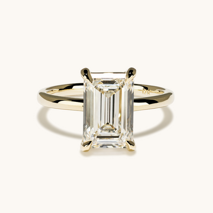 3.38 Emerald Lab Diamond Engagement Ring - Happy Jewelers Fine Jewelry Lifetime Warranty