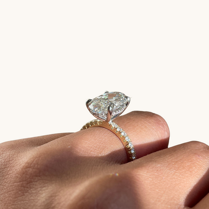 4.88 Oval Lab Diamond Engagement Ring - Happy Jewelers Fine Jewelry Lifetime Warranty