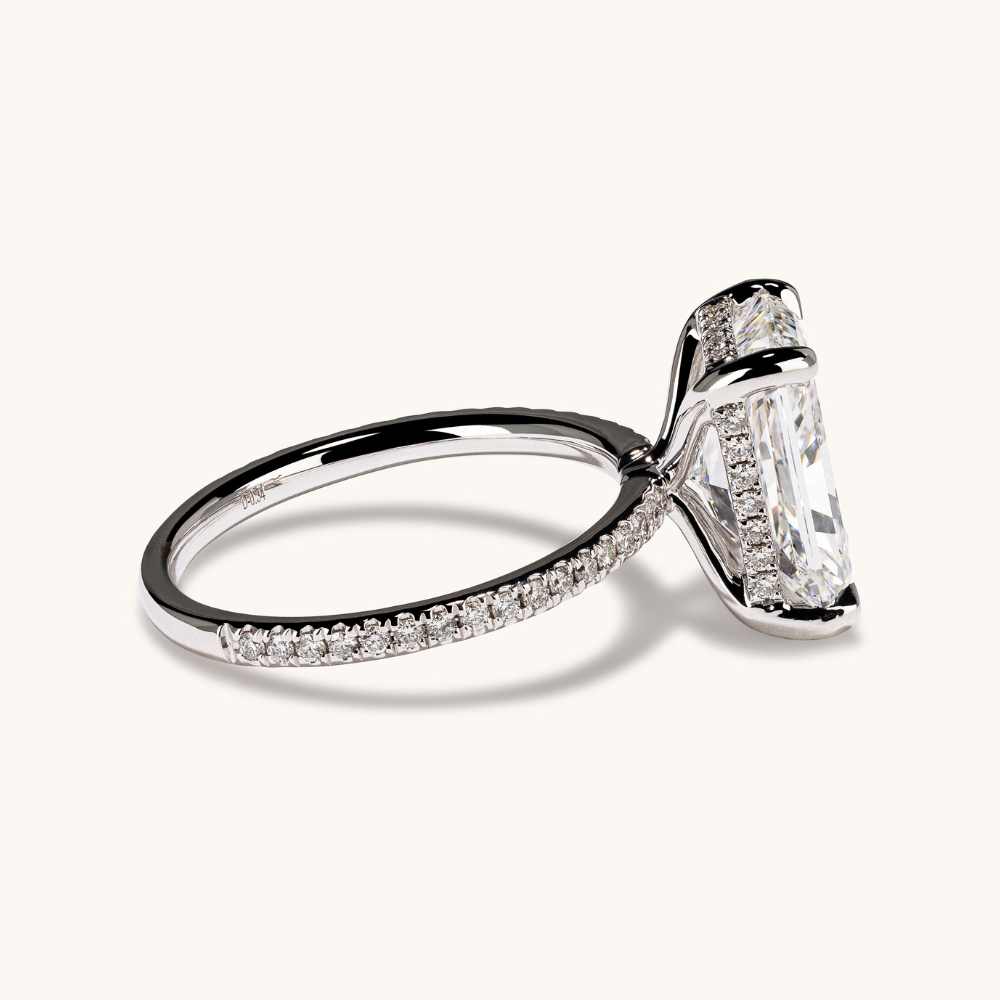 4.58 Radiant Lab Diamond Engagement Ring - Happy Jewelers Fine Jewelry Lifetime Warranty