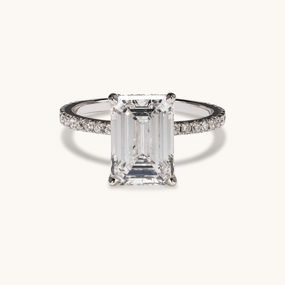 1.80 Emerald Lab Diamond Engagement Ring - Happy Jewelers Fine Jewelry Lifetime Warranty