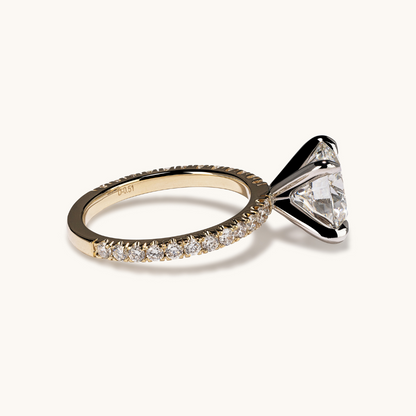 3.51 Round Lab Diamond Engagement Ring - Happy Jewelers Fine Jewelry Lifetime Warranty