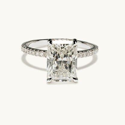 3.09 Radiant Lab Diamond Engagement Ring - Happy Jewelers Fine Jewelry Lifetime Warranty