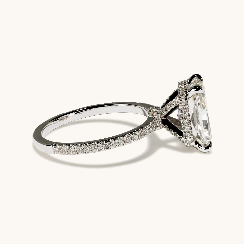 3.09 Radiant Lab Diamond Engagement Ring - Happy Jewelers Fine Jewelry Lifetime Warranty