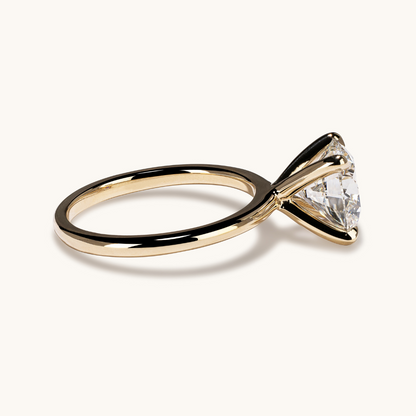 Round Lab Diamond Solitaire Engagement Ring - Happy Jewelers Fine Jewelry Lifetime Warranty