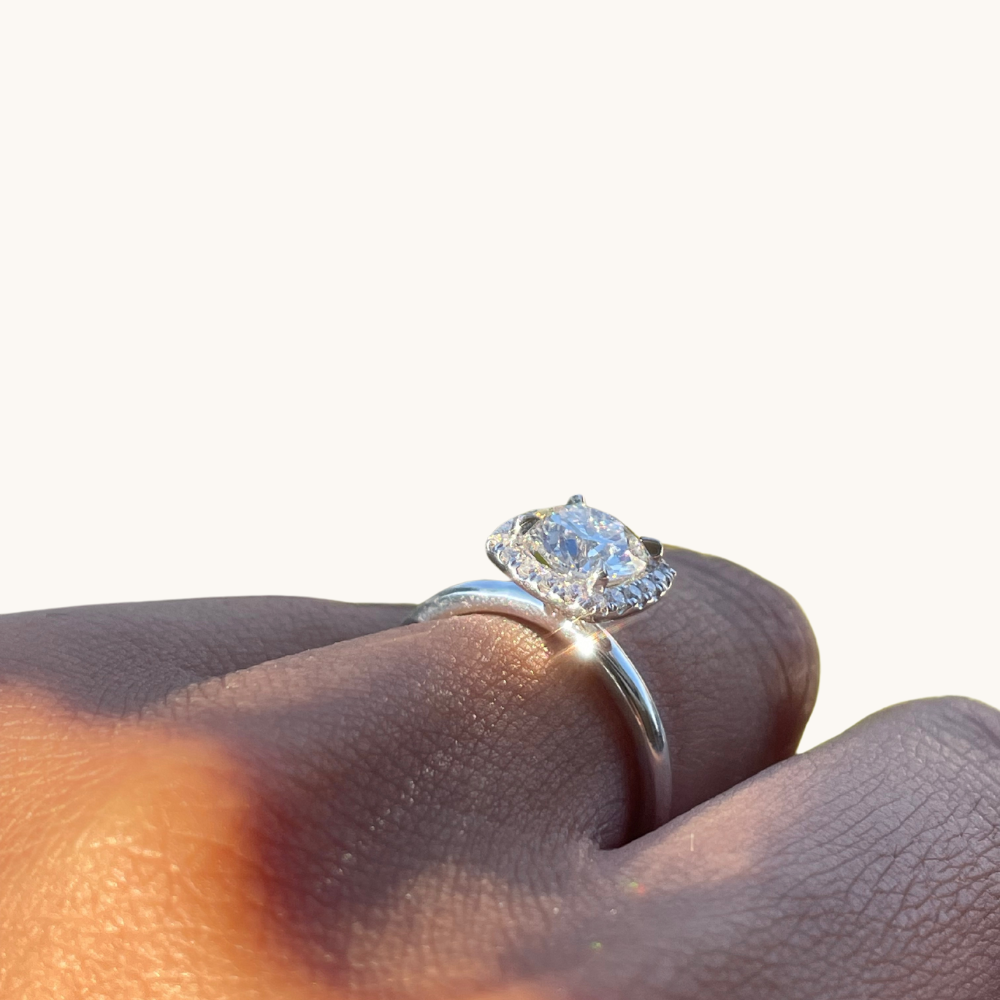 1.23 Round Lab Diamond Engagement Ring - Happy Jewelers Fine Jewelry Lifetime Warranty