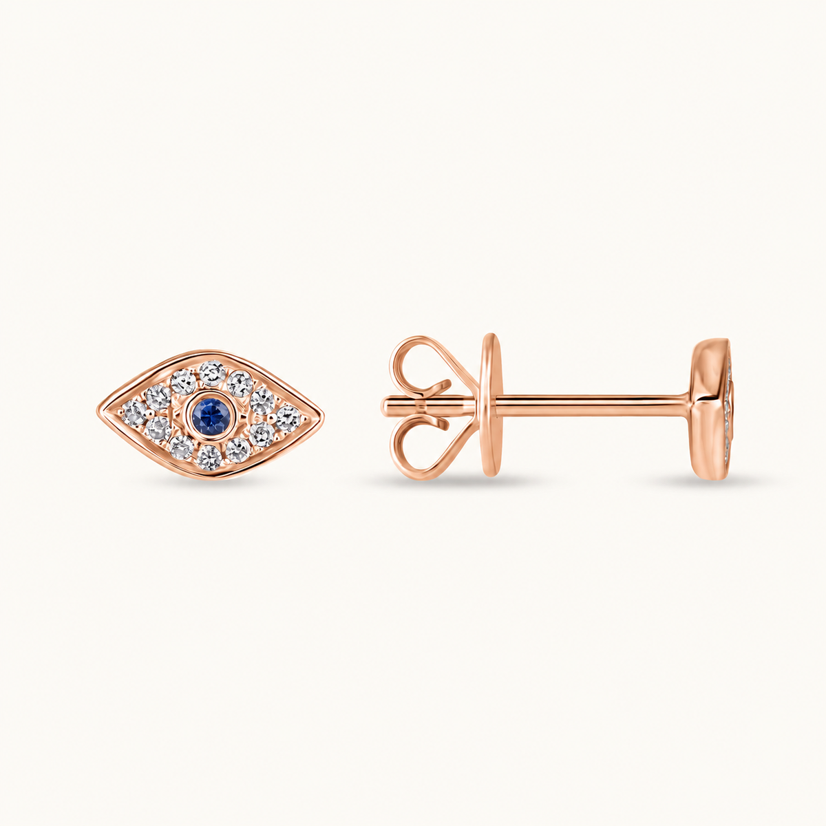 Evil Eye Stud Earrings