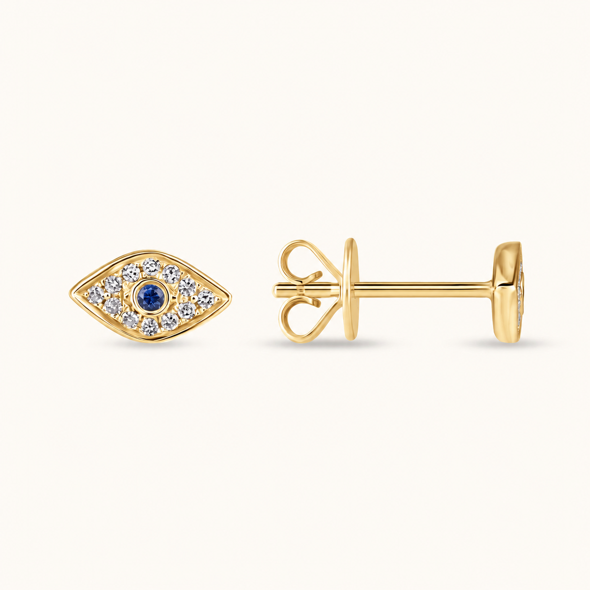 Evil Eye Stud Earrings