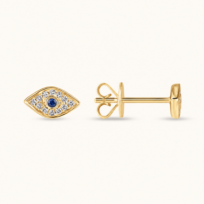 Evil Eye Stud Earrings