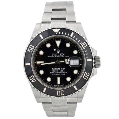Rolex Submariner Date Stainless Steel 41mm Black Dot Dial Watch Reference#: 126610LN - Happy Jewelers Fine Jewelry Lifetime Warranty