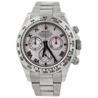 Rolex Daytona 40mm Meteorite Dial Watch Ref# 116509 - Happy Jewelers Fine Jewelry Lifetime Warranty