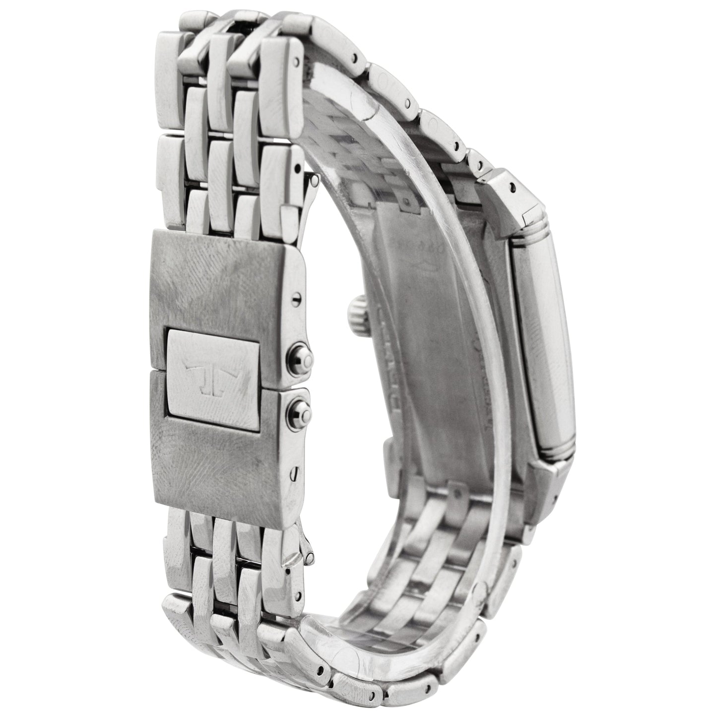 Jaeger-LeCoultre Unisex Reverso Gran'Sport Stainless Steel 26.8x43.5mm Silver Arabic Dial Watch Reference #: Q2908120 - Happy Jewelers Fine Jewelry Lifetime Warranty