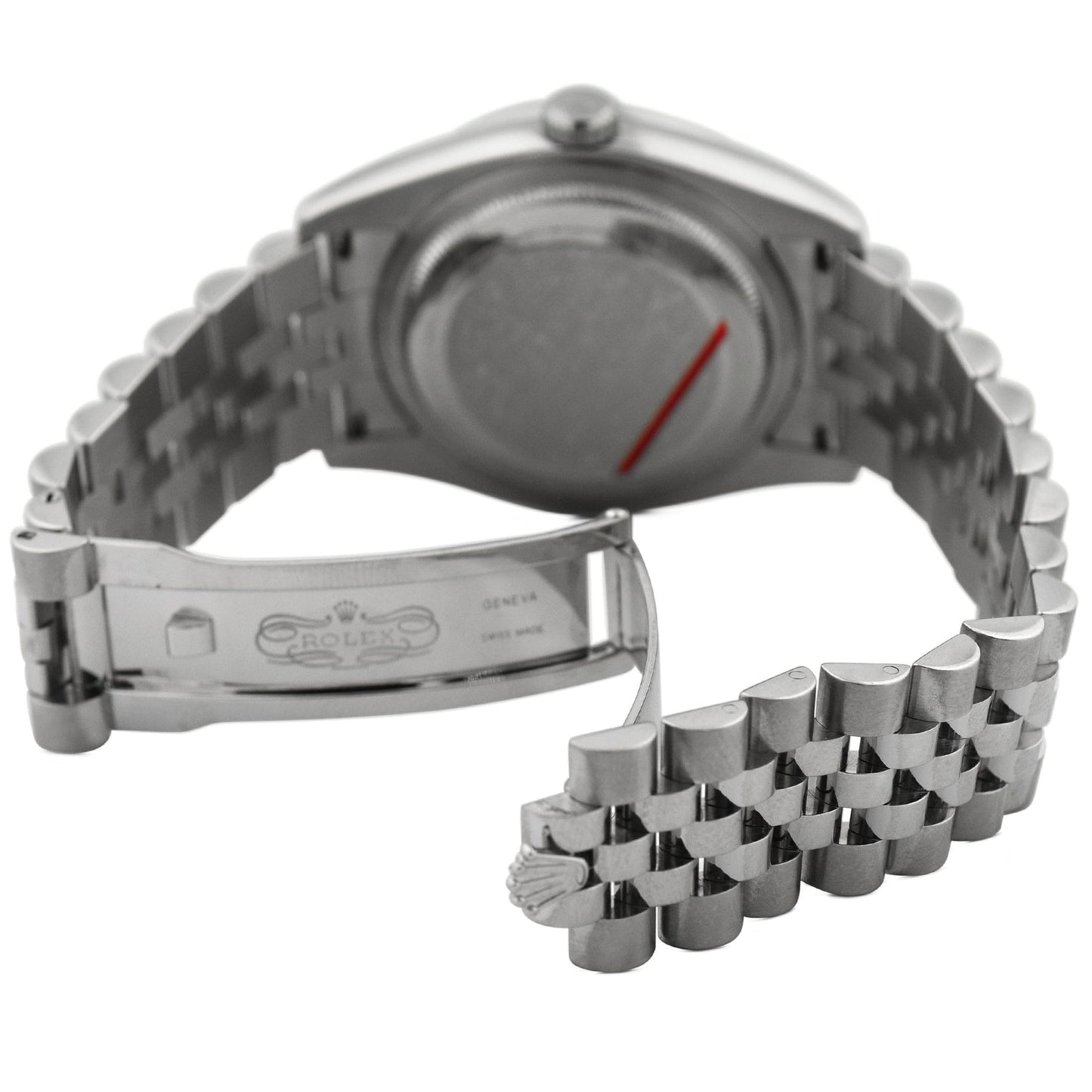 Rolex Datejust Stainless Steel 36mm White MOP Diamond Dial Watch Reference #: 116234 - Happy Jewelers Fine Jewelry Lifetime Warranty