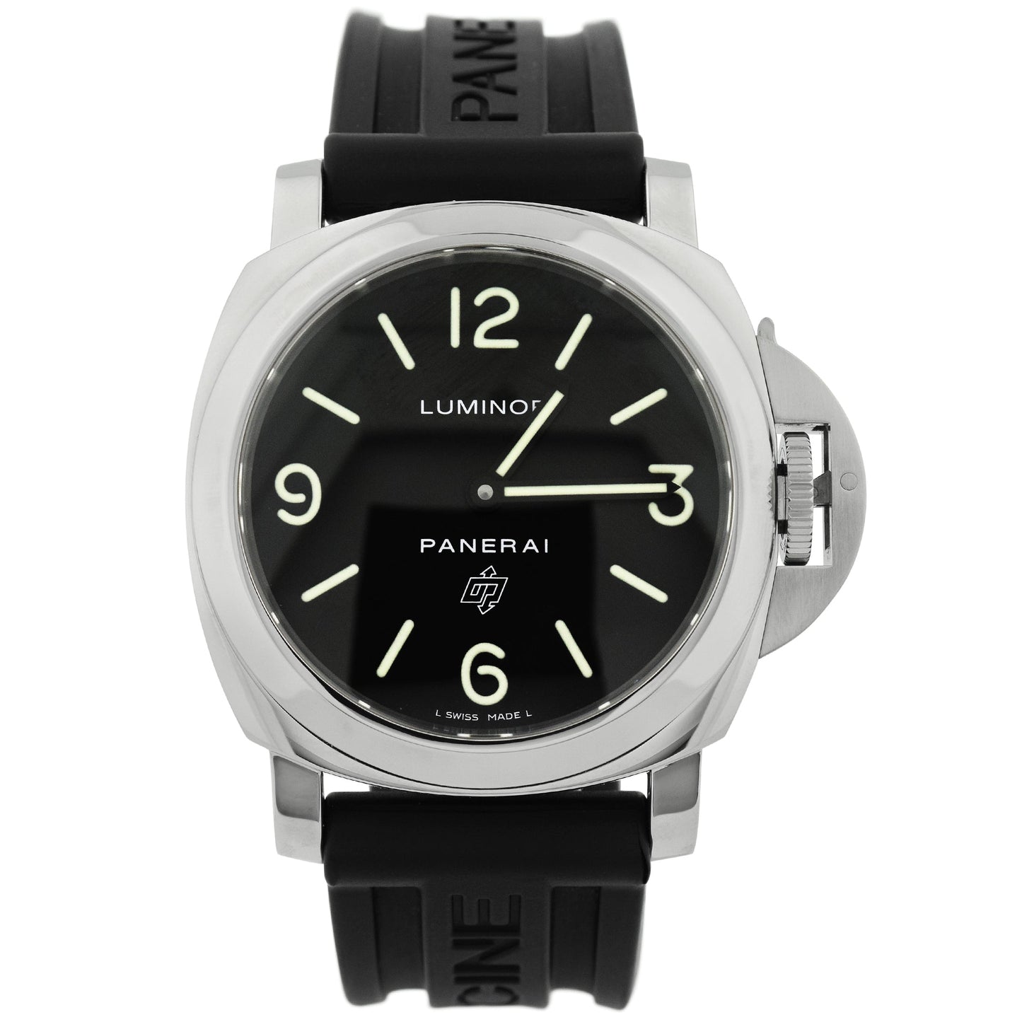 Panerai Luminor 44mm Black Dial Watch Ref# PAM00000