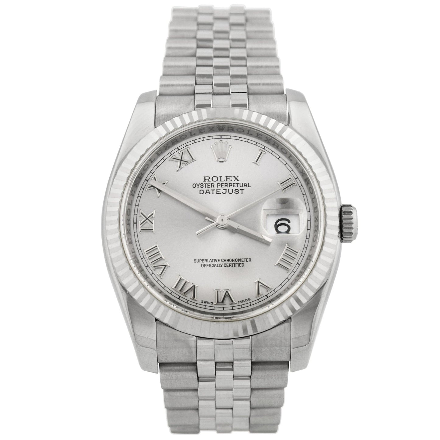 Rolex Datejust 36mm Silver Dial Watch Ref# 116234