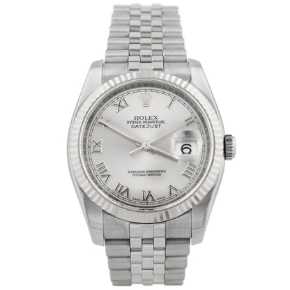 Rolex Datejust 36mm Silver Dial Watch Ref# 116234 - Happy Jewelers Fine Jewelry Lifetime Warranty