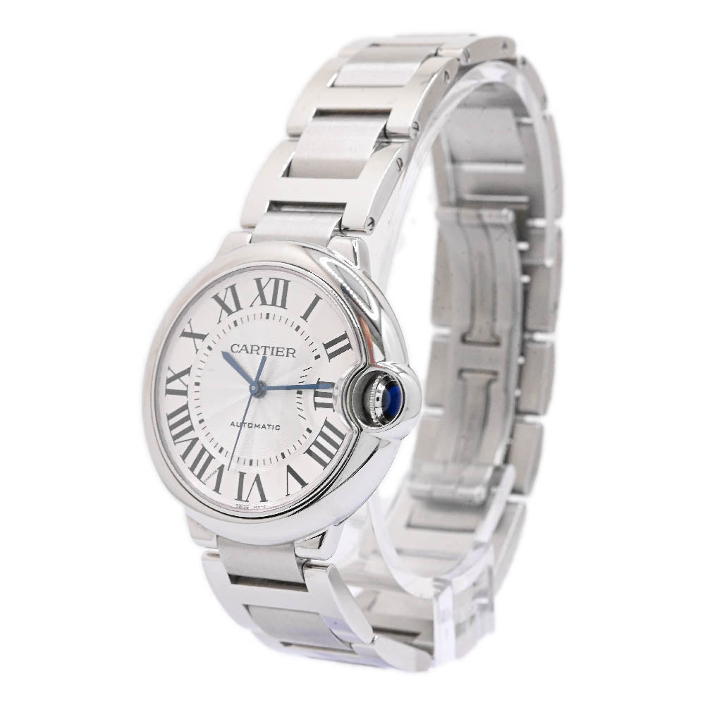 Cartier Ballon Bleu 36mm, Stainless Steel Watch Reference #: W6920046 - Happy Jewelers Fine Jewelry Lifetime Warranty