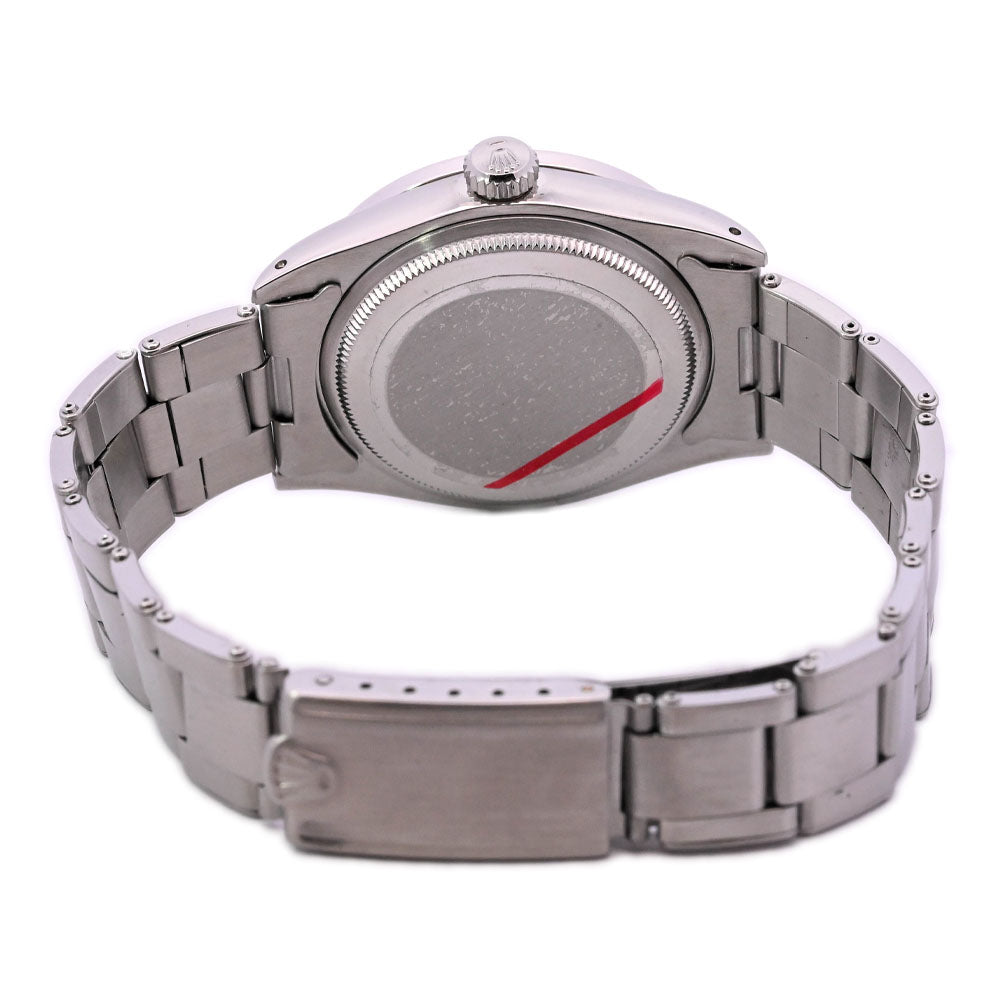 Rolex Oyster Perpetual Stainless Steel 34mm MOP Diamond Dial Watch Reference# 15000 - Happy Jewelers Fine Jewelry Lifetime Warranty