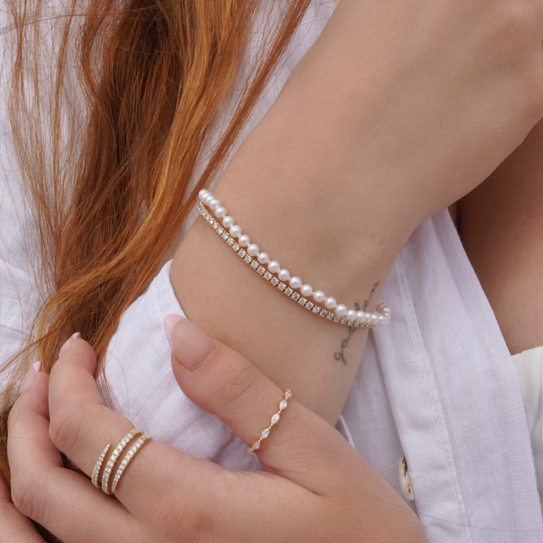 Mini Pearl Bracelet - Happy Jewelers Fine Jewelry Lifetime Warranty