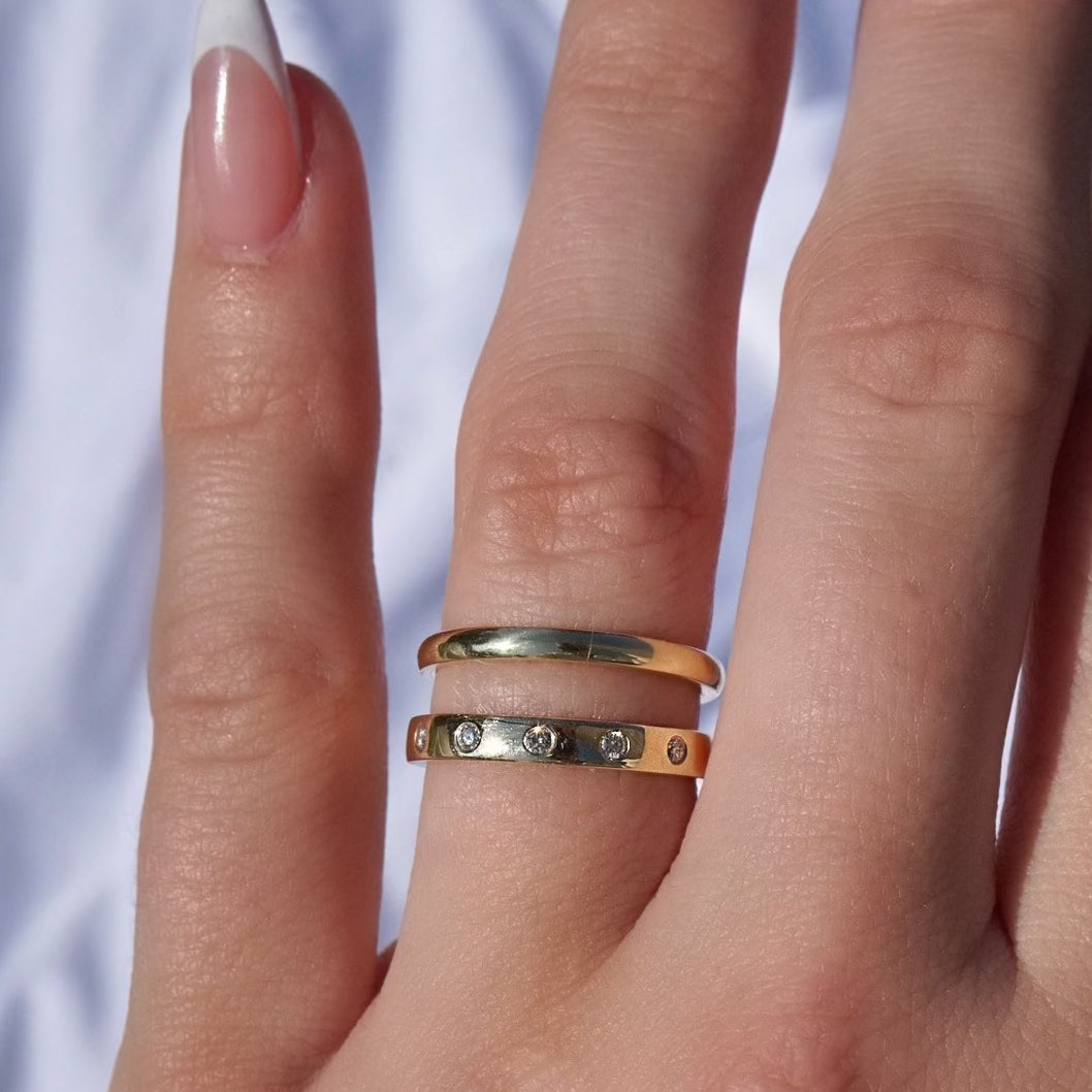 2mm Gold Band - Happy Jewelers Fine Jewelry Lifetime Warranty