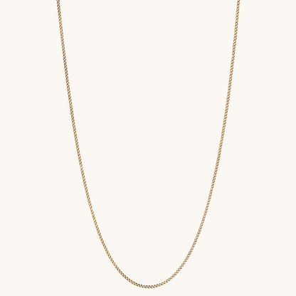 Flat Curb Cuban Chain Necklace - Happy Jewelers Fine Jewelry Lifetime Warranty