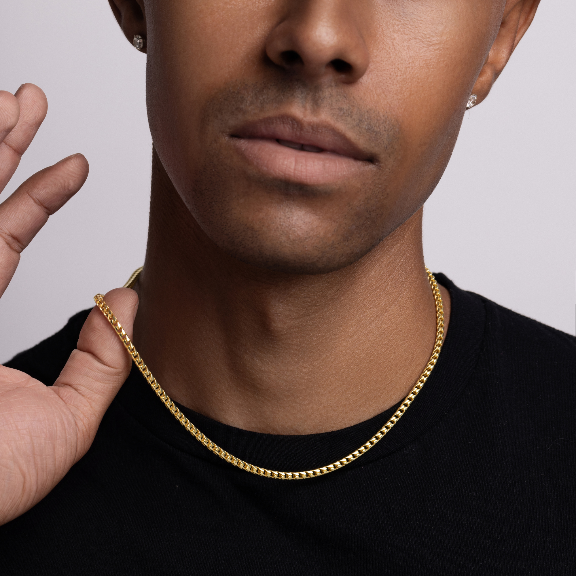 Franco Chain Necklace - Happy Jewelers Fine Jewelry Lifetime Warranty