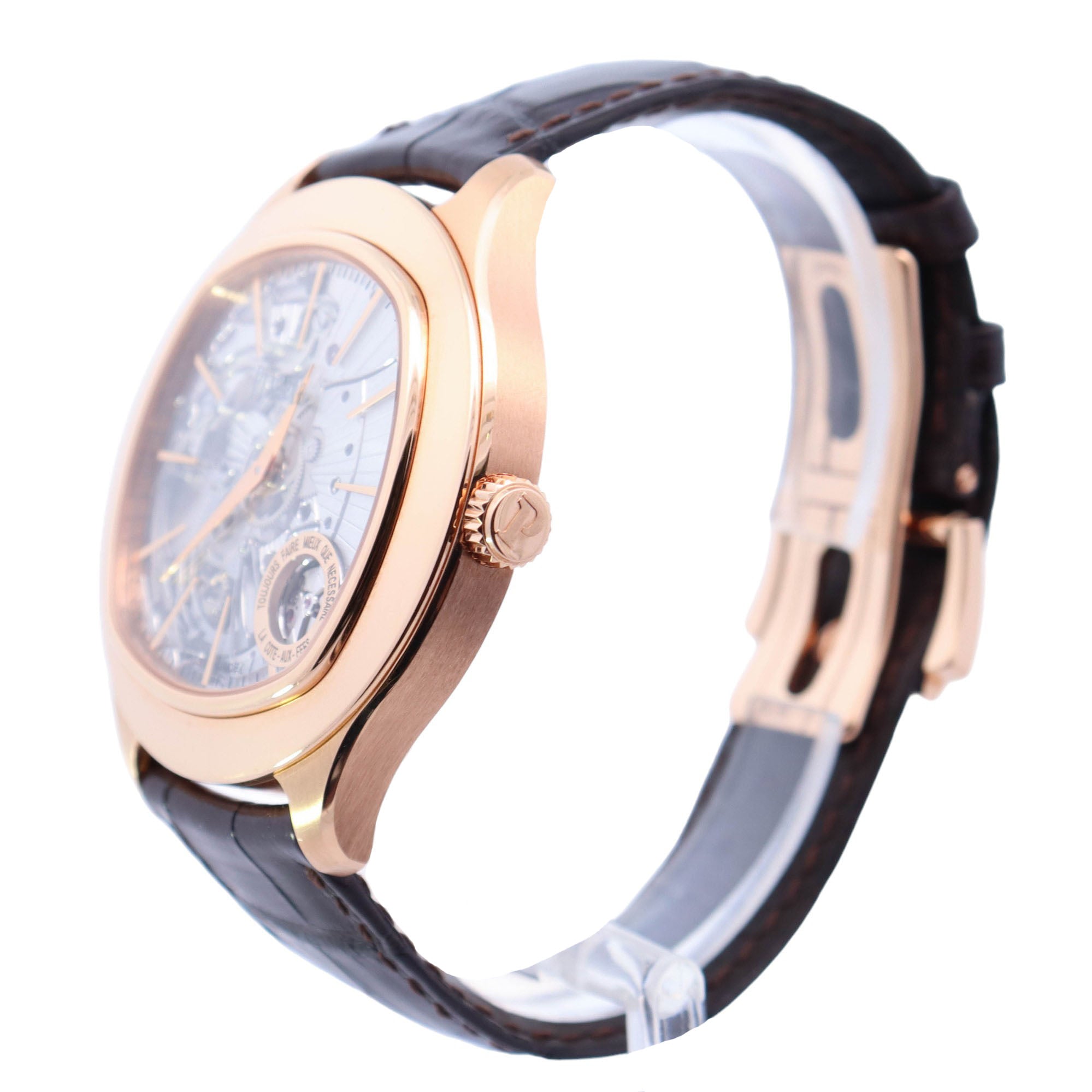 Piaget Emperador Rose Gold 48mm Stick Dial Watch Reference#: GOA38019 - Happy Jewelers Fine Jewelry Lifetime Warranty